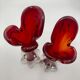 Duo soliflores verre soufflé