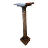 Red griotte marble column with brass insert - Napoleon III
