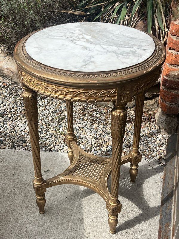 Guéridon ancien de style Louis XVI