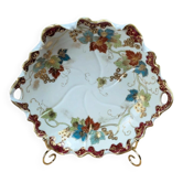 Antique decorative plate in Chinese porcelain – gilding & polychrome decoration