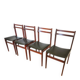 Vintage STOL Kamnik Dining Chairs: 1970s Scandinavian Modern, Set of 4
