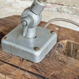 Vintage table lamp, machine lamp, factory lamp