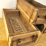 Set of 3 old brick moulds