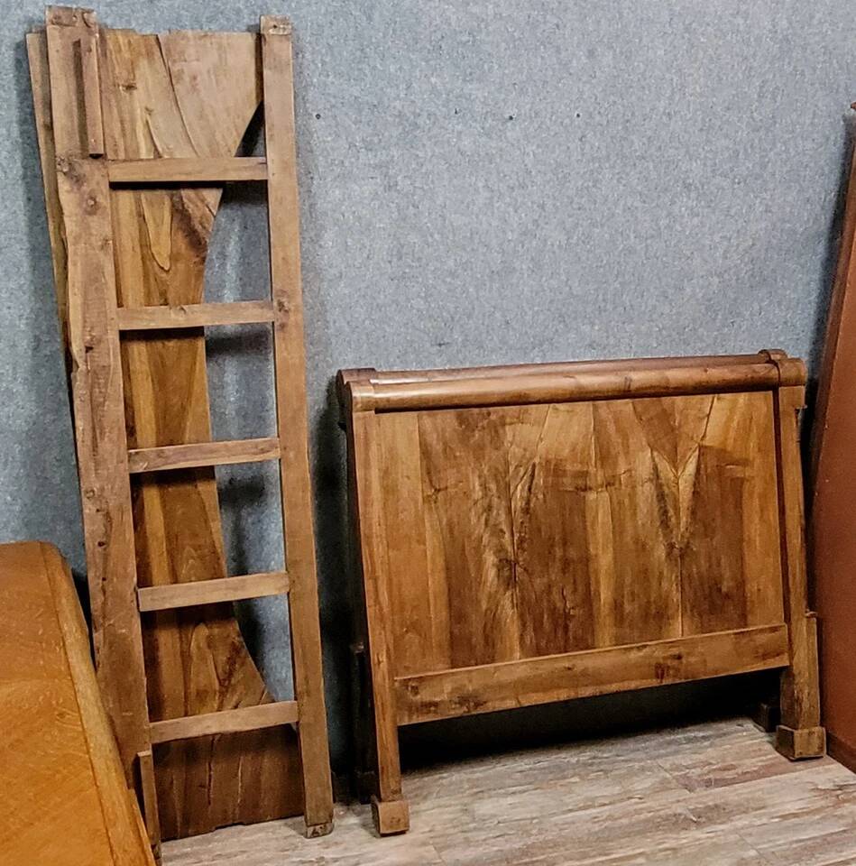 Empire period walnut bed circa 1810-1820