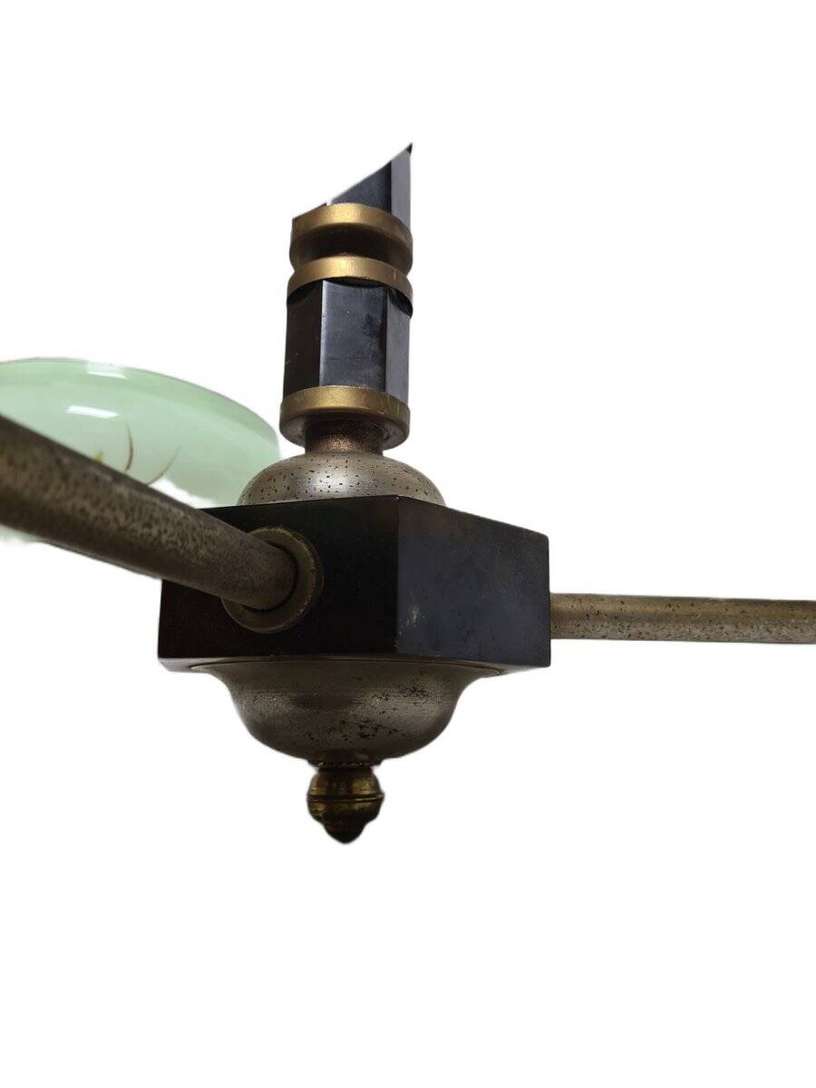 Art Deco style bakelite chandelier, Poland, 1950s