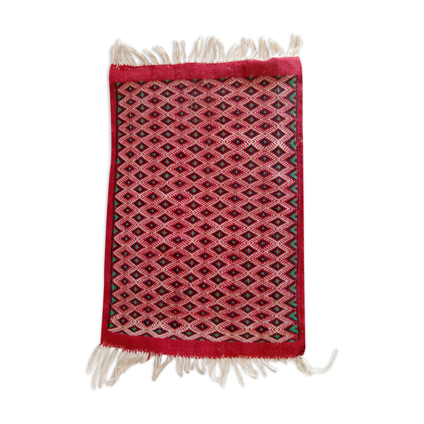 tapis persan en laine 63x43cm