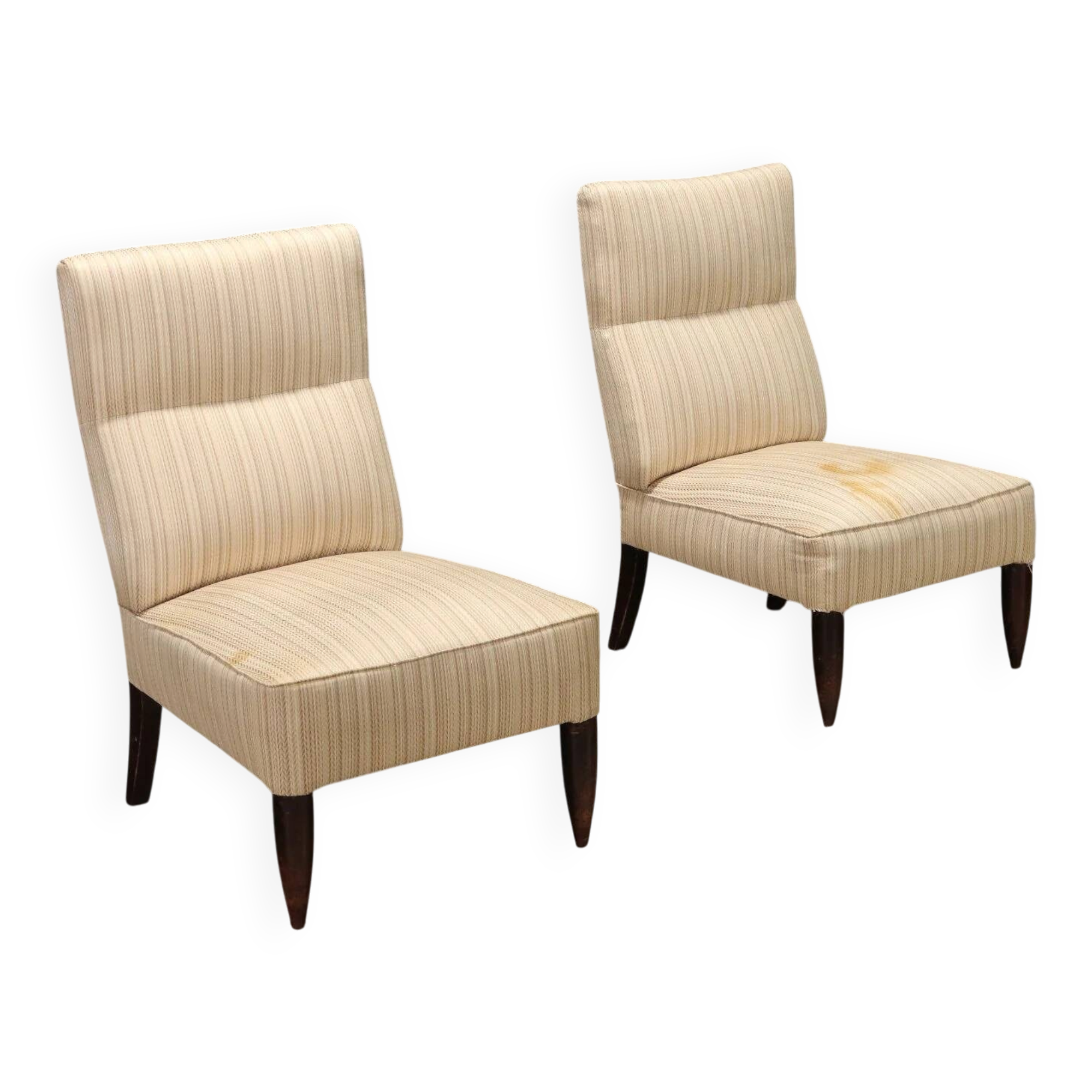 Italian armchairs from the 1950s-60s to be restored.