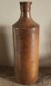Vintage stoneware liqueur bottle with pouring spout
