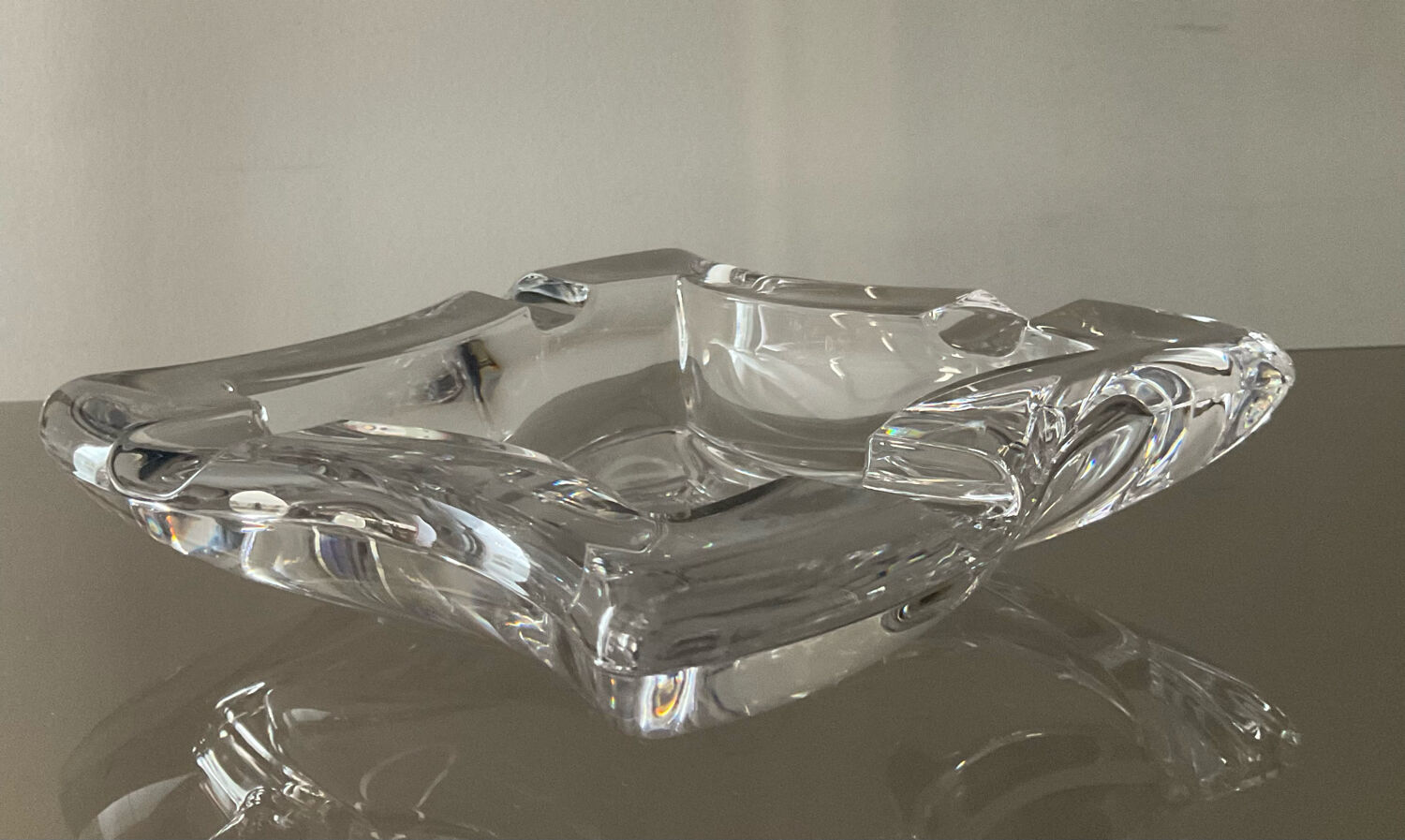 Empty vintage crystal pocket Villeroy & Boch