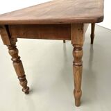 Small farmhouse table / desk in solid cherry wood