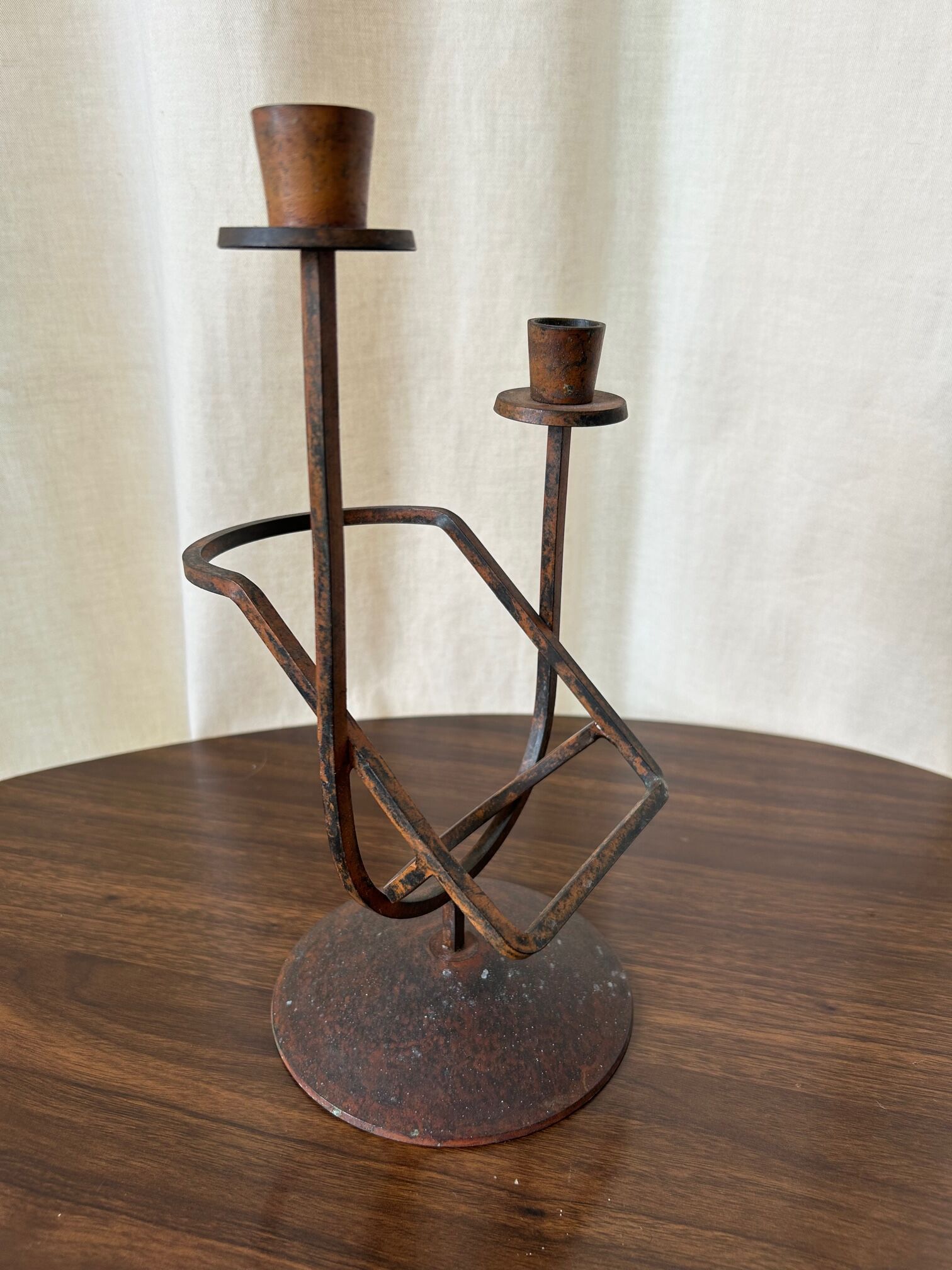 Brutalist candle holder