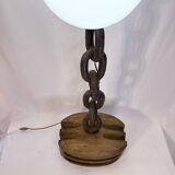 Brutalist “unique piece” floor lamp, 1950s