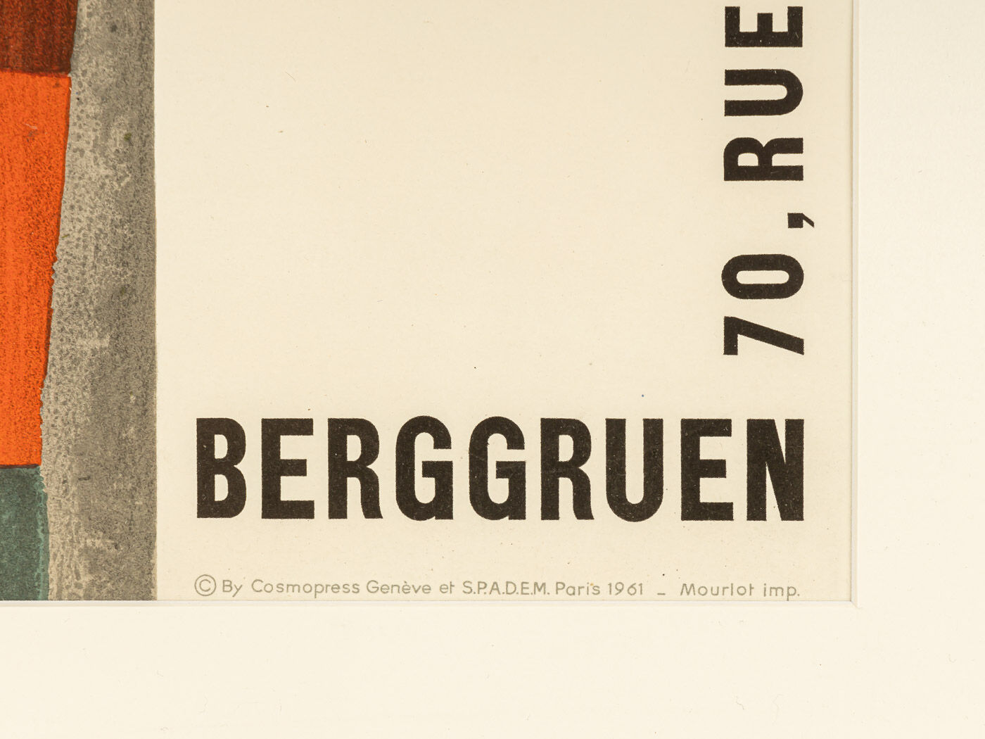 Affiche Paul klee, imprimé par mourlot