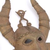 Paire de masques Africains en laiton, années 70