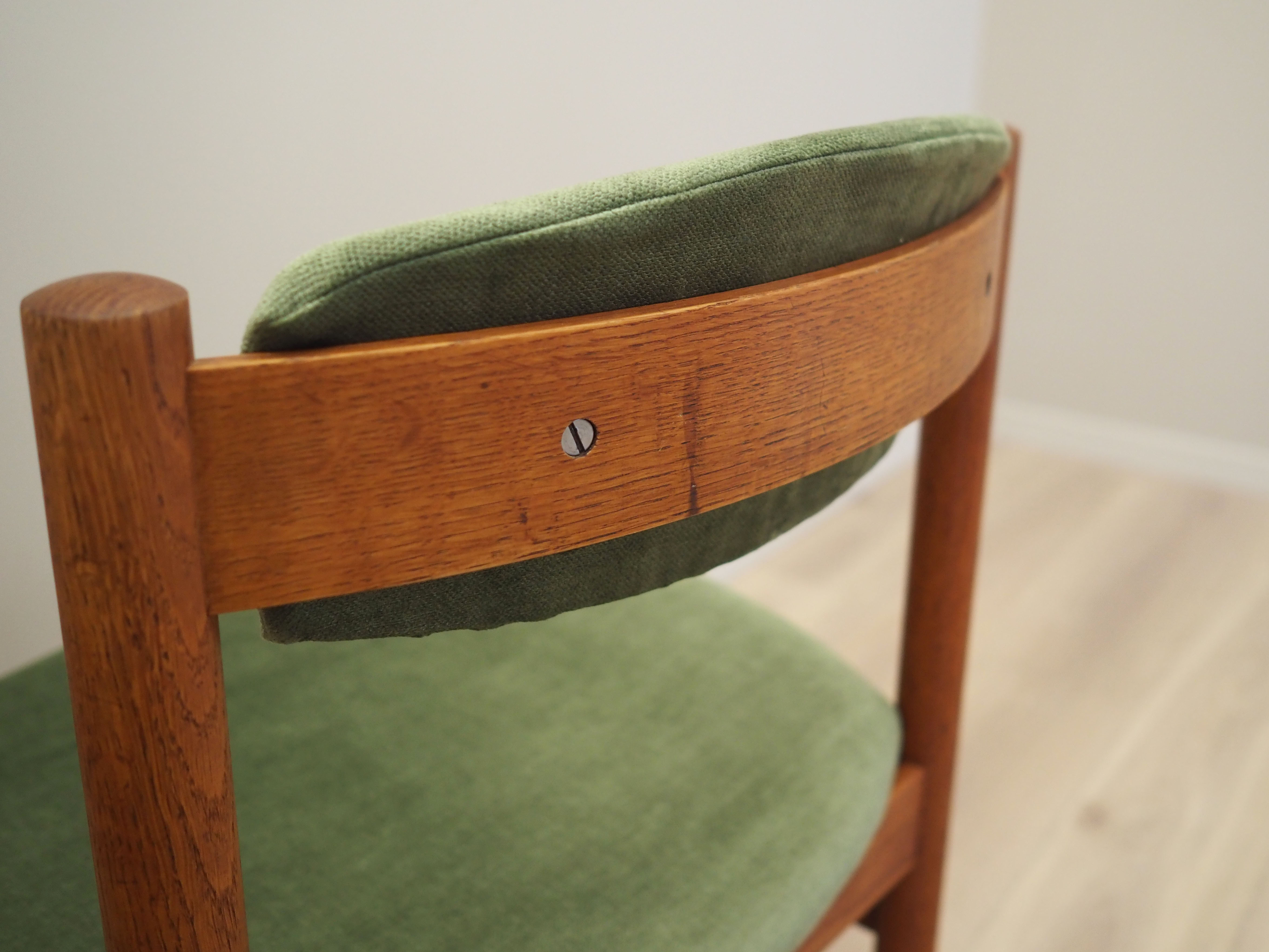 Set of two oak chairs, Danish design, 1960s, designer: Jørgen Baekmark, manufacturer: FDB Møbler