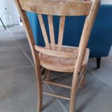 Set of 2 restored bistro chairs