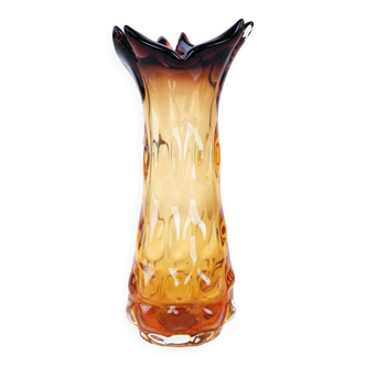 Glass vase, Murano glass, 1960s, made in Italy