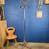 Vintage chrome parrot coat rack
