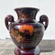 Art Deco brown ceramic vase
