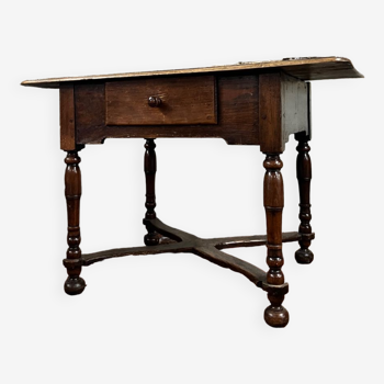 Natural Wood Writing Table Louis XIII XVII Century