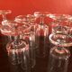 Series of 10 champagne flutes
