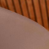 Vintage floor lamp by Artemide in glass, minimalist uplight from the 80s.