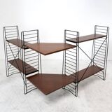 Tomado teak floor shelf with corner