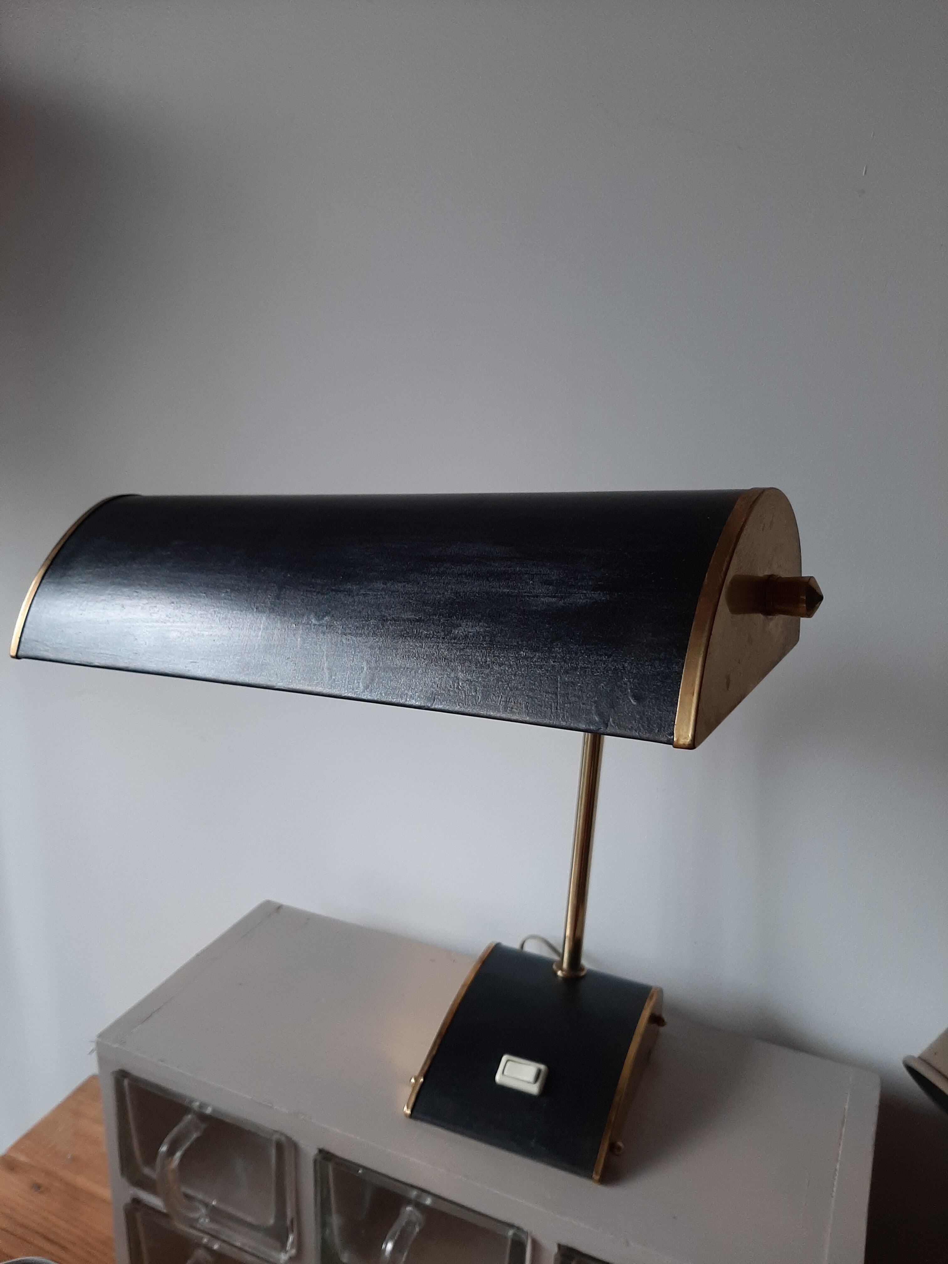 Old notary desk lamp