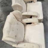 Vintage wingback armchairs