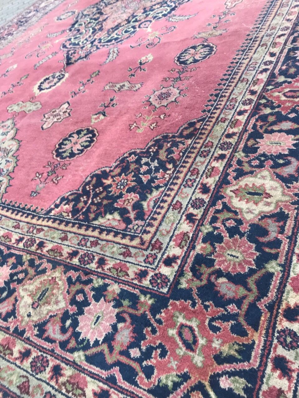Turkish carpet former Sparta handmade 273 x 390 cm