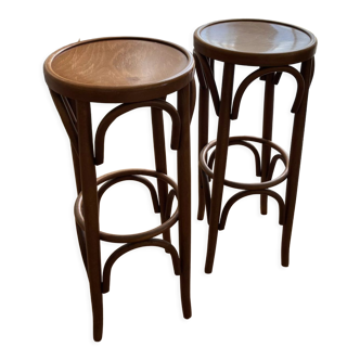 Wooden bistro stool