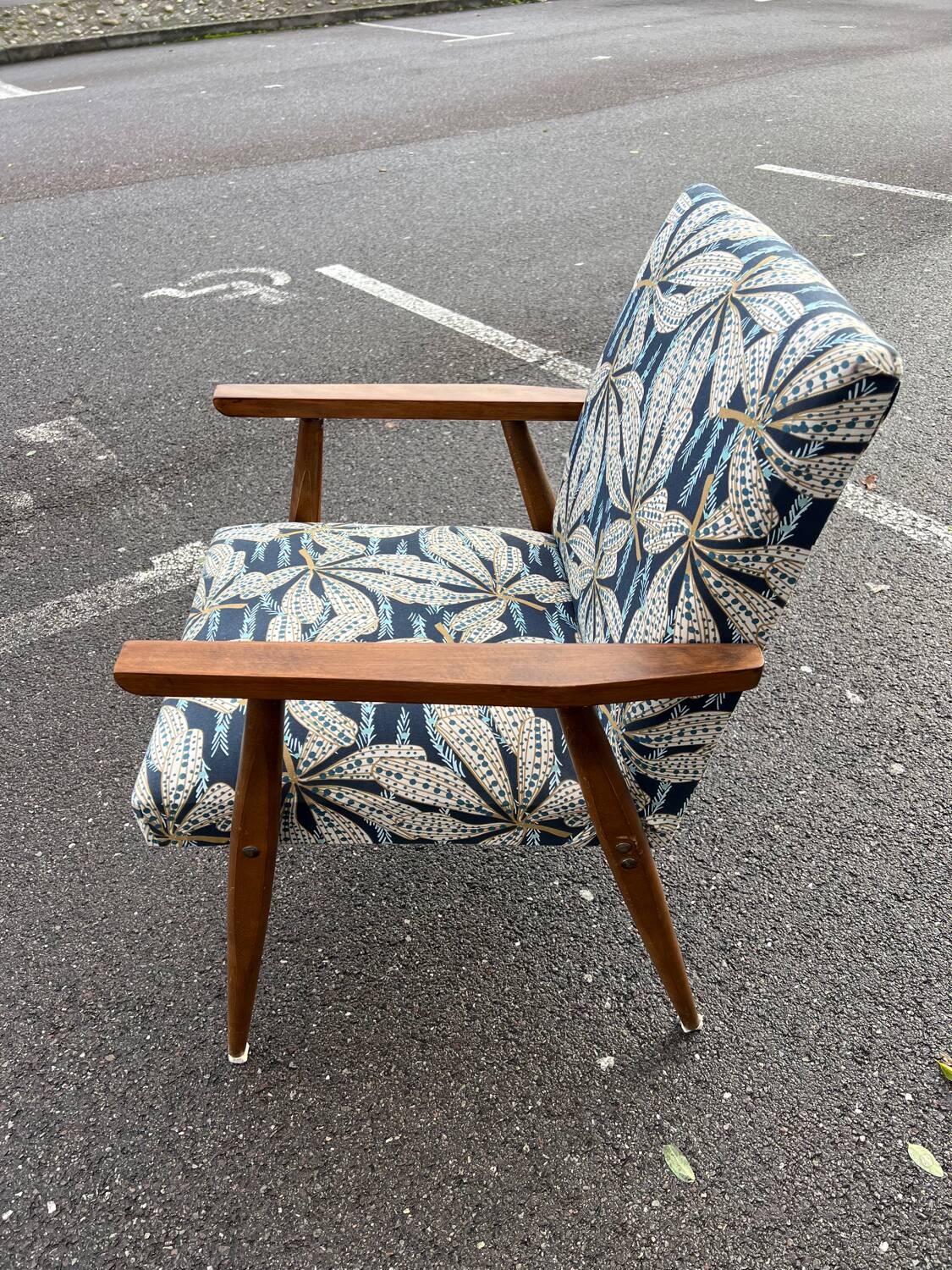 Fauteuil vintage scandinave 70’s