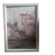 Ancient painting representing the cathedral of Auxerre.