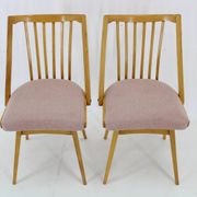 1960s Antonin Suman Set of Four Dining chairs in Beech Wood , Czechoslovakia