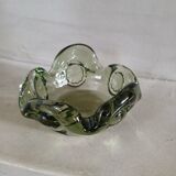 Vintage blown glass ashtray