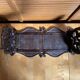 Antique Expandable Bookcase Carved Wood with Floral Motif Vintage #E3