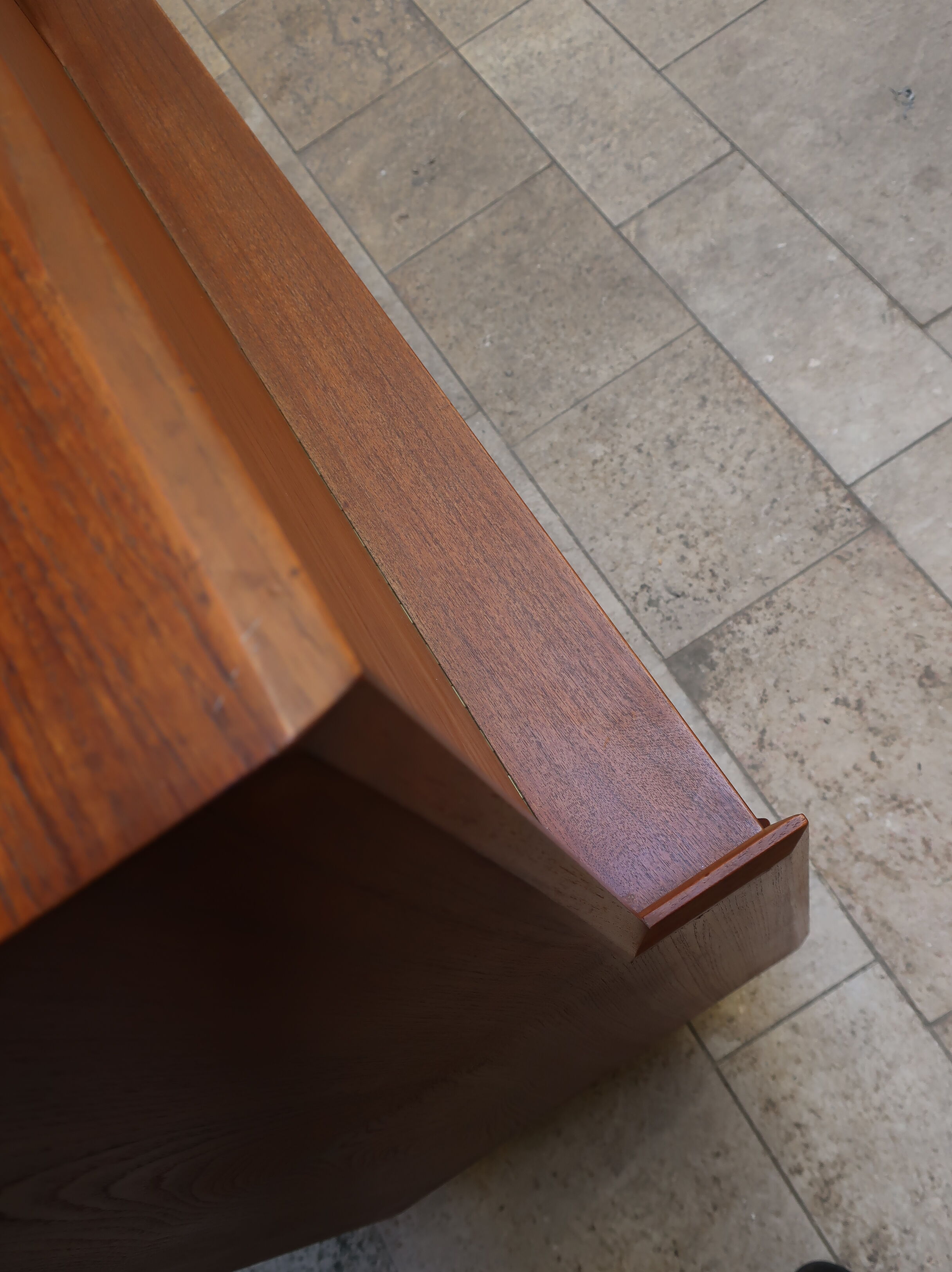 High sideboard of the 60s in teak