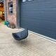 Vitra Coconut Chair de George Nelson, cuir noir