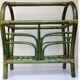 Vintage rattan magazine rack