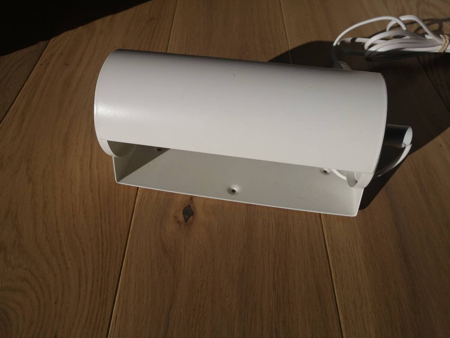 White metal wall lamp, Ikea 80s