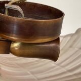 Art deco style shell wall lamp