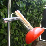 Lampadaire sur socle 2 feux vintage 70
