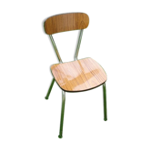 Chaise de cuisine inox stratifié