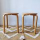 Paire de tabourets IKEA Frosta, 1990
