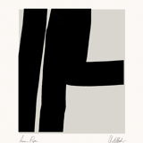 Abstract lines giclee print, 50x70cm