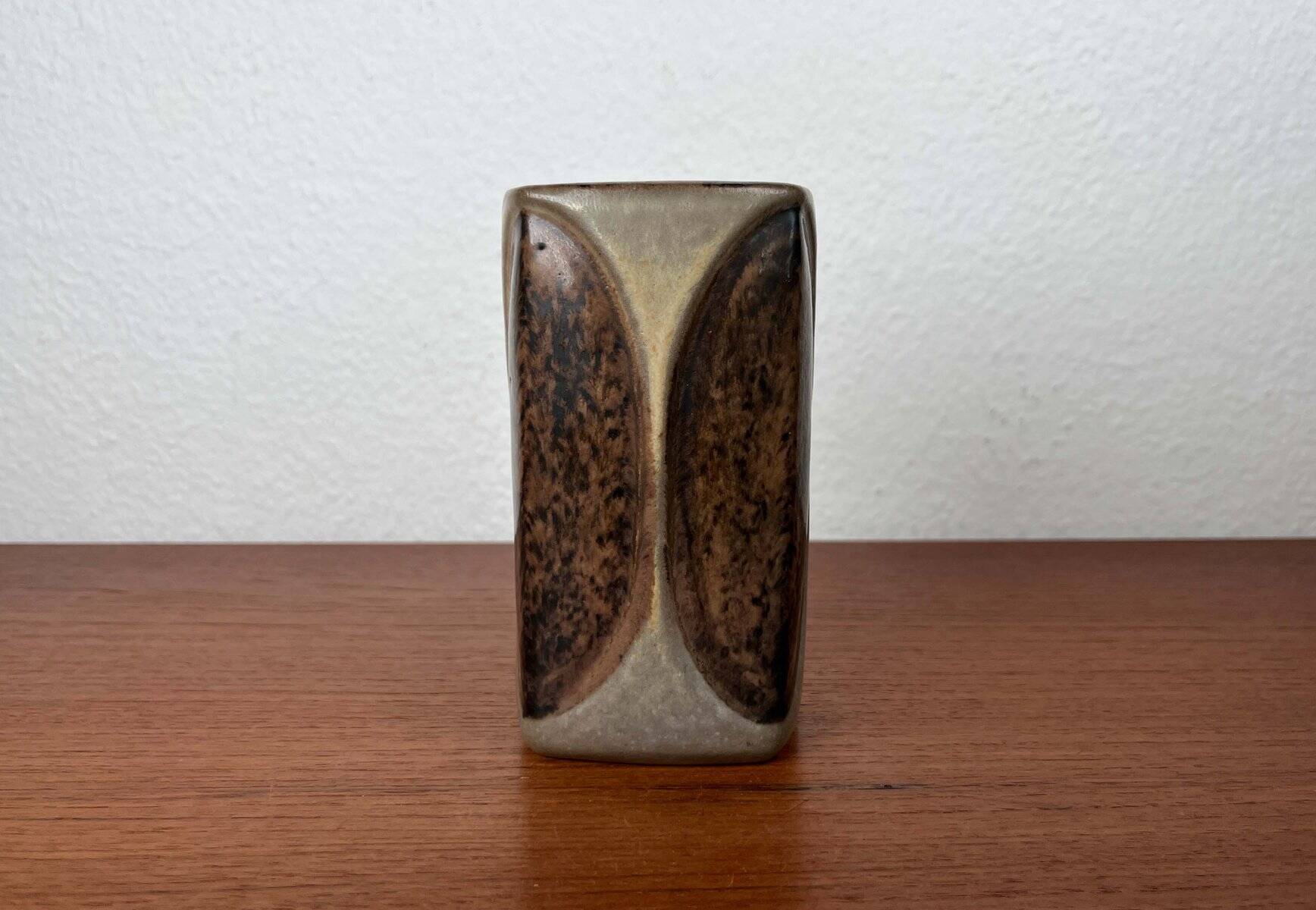 Danish studio pottery vase from the mid-century by Marianne Starck for Michael Andersen, Bornholm, 1960s.