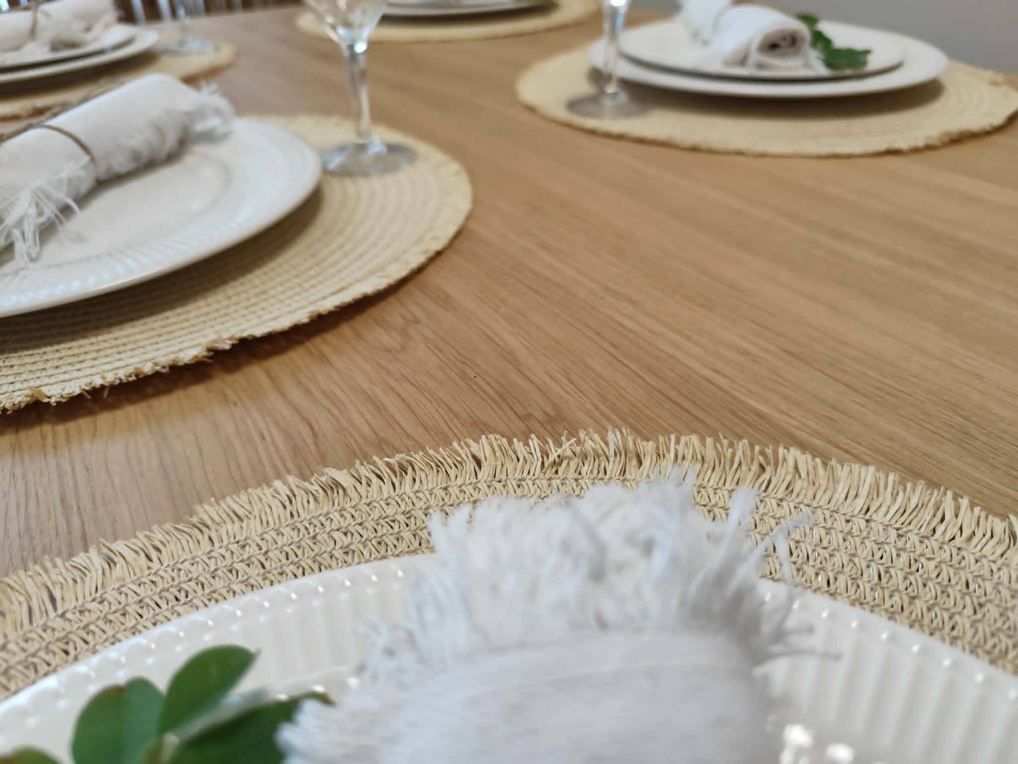 Table en chene massif avec rallonges