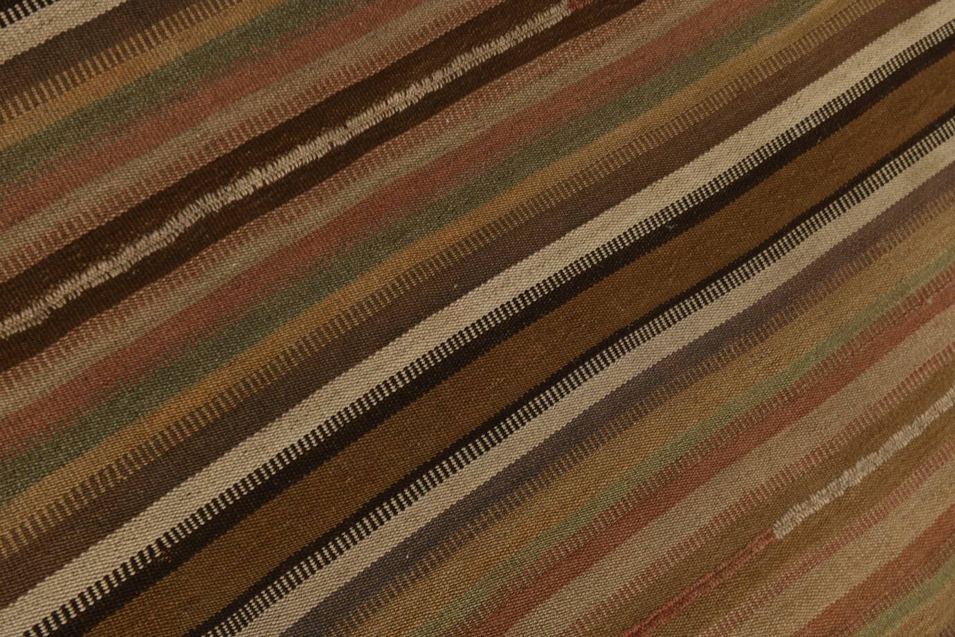 6x9 Soft Brown TURKISH VINTAGE KILIM RUG, Tribal Kilim Rug, 185x275 Cm