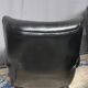 Chesterfield armchair and ottoman. Leather.
