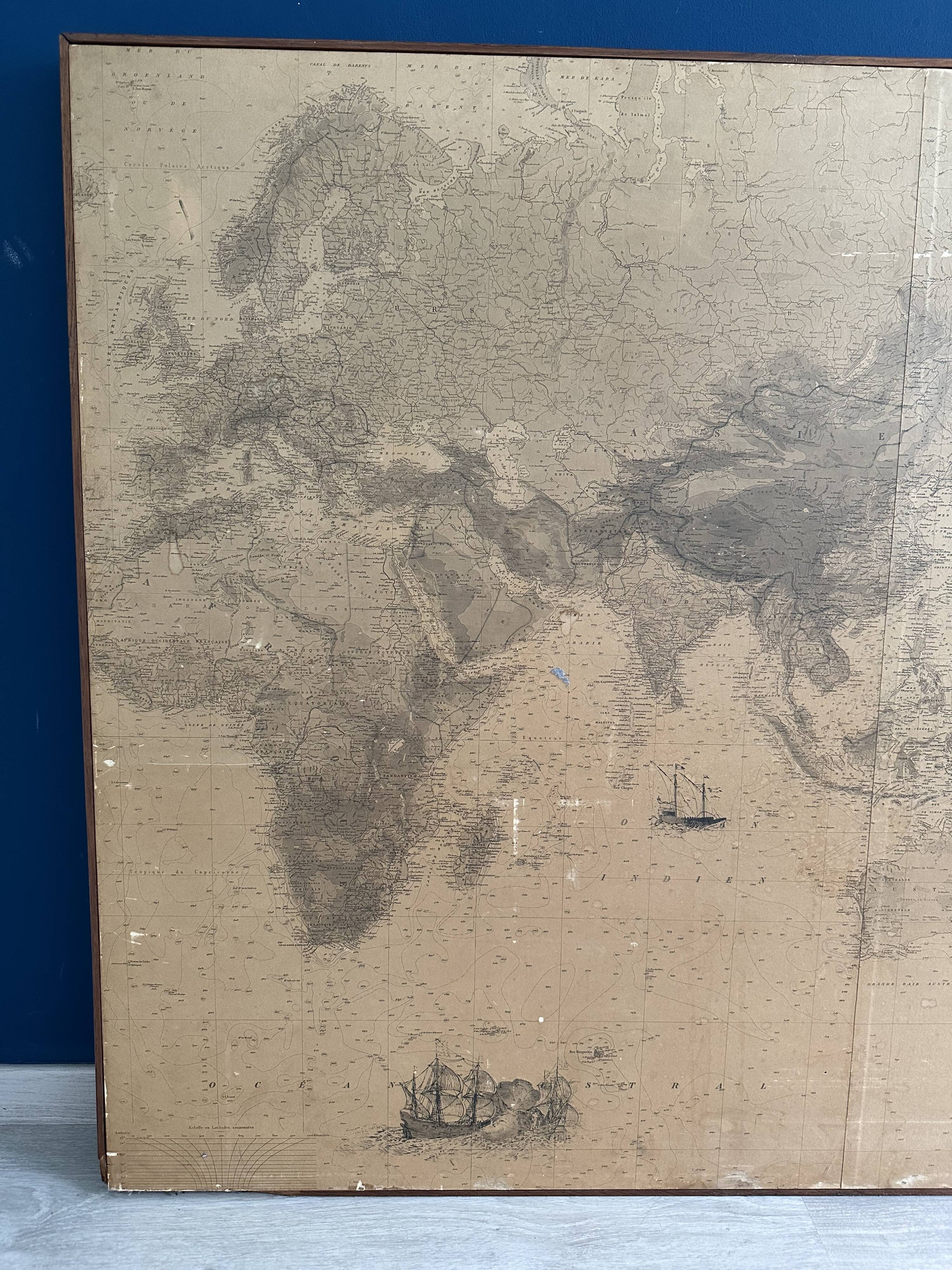 Planisphere of the naval hydrographic service